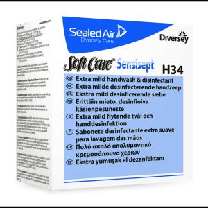 SOFT CARE SENSISEPT H34 Sapone mani Disinfet. da risciacquo(ct.6) ML.800