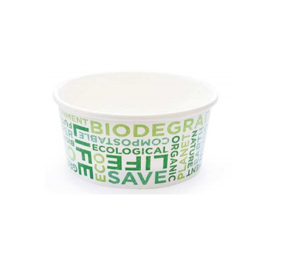 COPPETTA GELATO "TIPO 102" BIOCOMP. TEXT ml.155 (ct.33) PZ.45