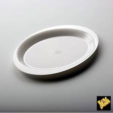 PIATTINO COCKTAIL BIANCO in PP "LAVABILE" 185MM (ct.10)  PZ.50