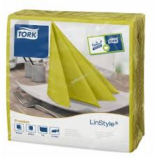 TOVAGLIOLO TORK 39X39 LYNSTYLE PISTACCHIO (ct.12)  PZ.50