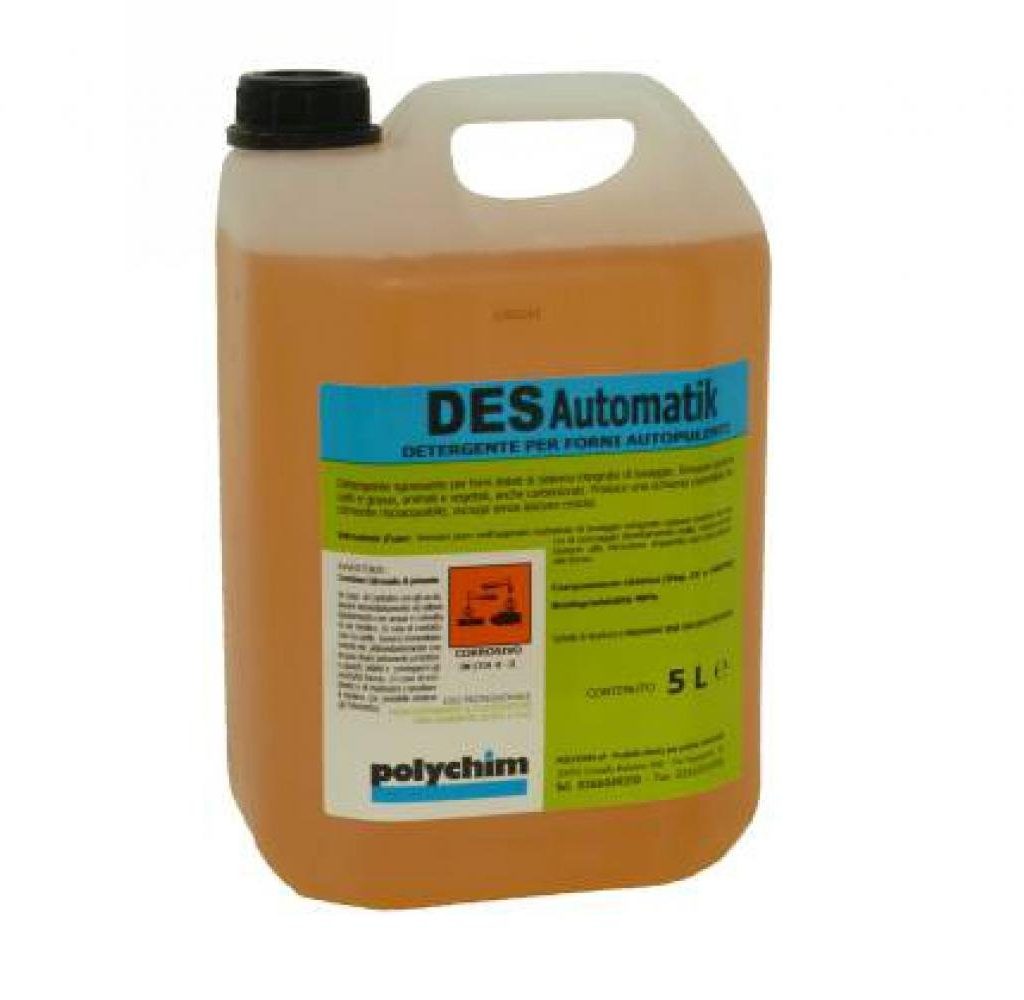 DES AUTOMATIK  DETERGENTE PER FORNI AUTOPULENTI  (ct.4)  LT.5