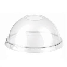COPERCHIO A CUPOLA C/FORO "BICCHIERI PET 200/250/300+37M" (ct.25) PZ.50