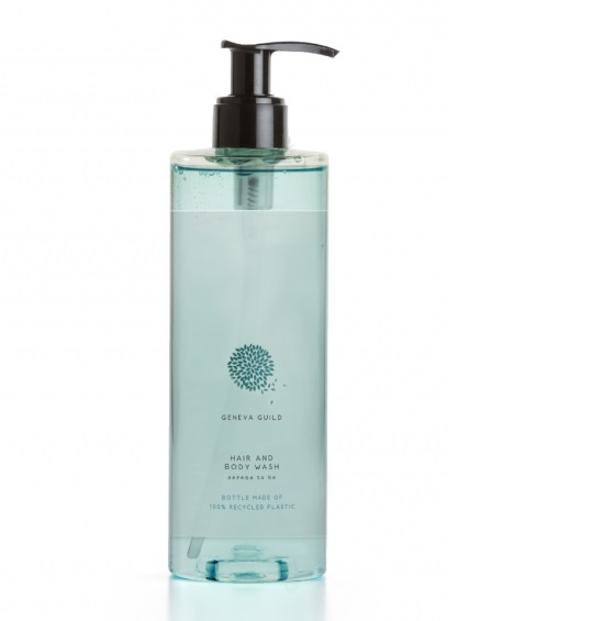 FLACONE DOCCIA SHAMPOO "GENEVA" (x staffe for life) (ct.18) ML.380