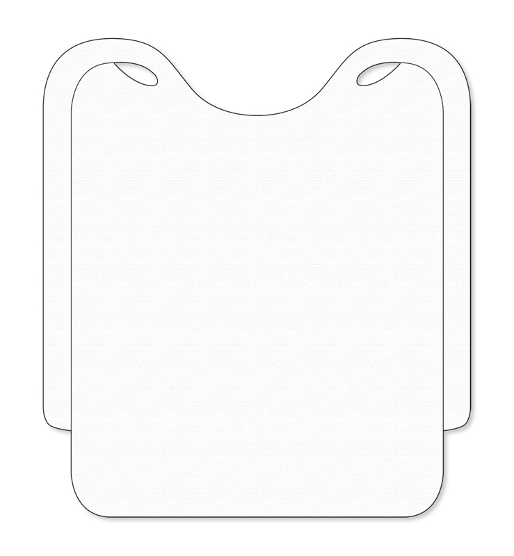 BAVAGLIO BIANCO IN TNT (x ristoranti) MIS.39x36 PZ. 100