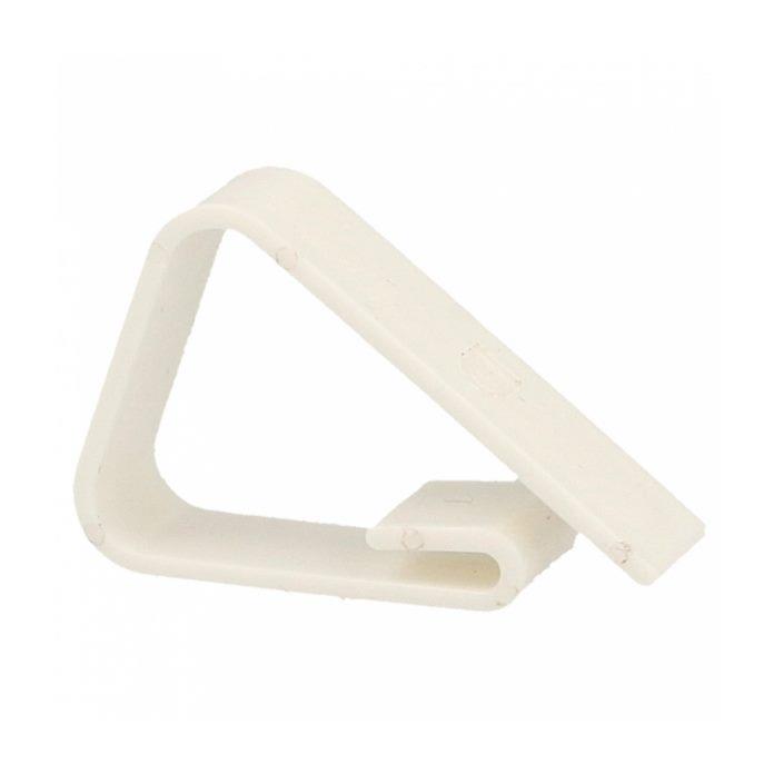 PINZA FERMA TOVAGLIA IN PLASTICA BIANCA (ct.100)  PZ.1