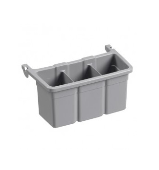 MODULO AGGIUNTIVO VASCHETTA PORTA FLACONI GRIGIA PZ.1