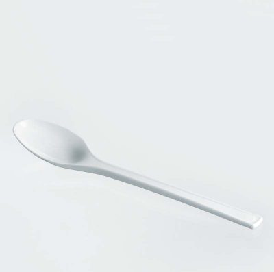 CUCCHIAIO BIOCOMPOSTABILE BIANCO ECOKAY CM.16,5 (ct.48) PZ.50