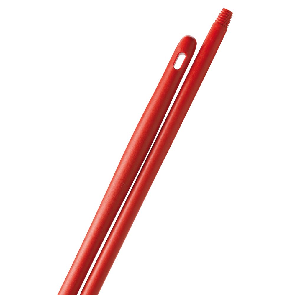 MANICO IN POLIPROPILENE ROSSO HACCP CM.150 C/FILETTO PZ.1
