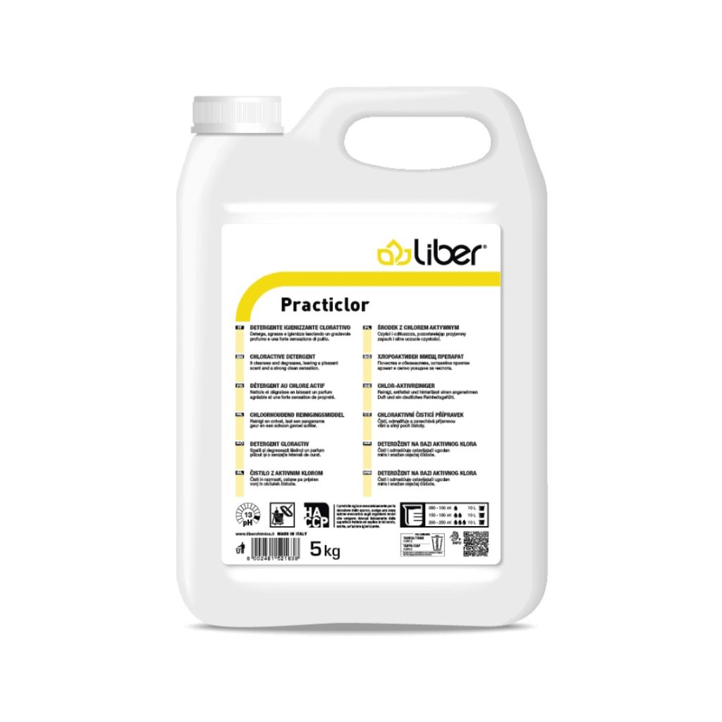 PRACTICLOR Detergente disinfettante clorattivo (ct.2) KG.5