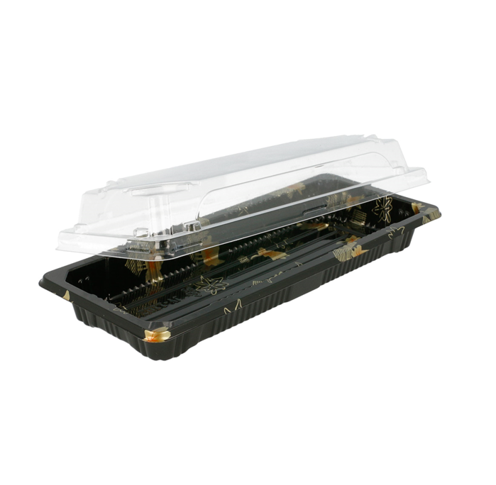 VASCHETTA SUSHI CON COPERCHIO CM.24X15X4 (CT.6) PZ.50