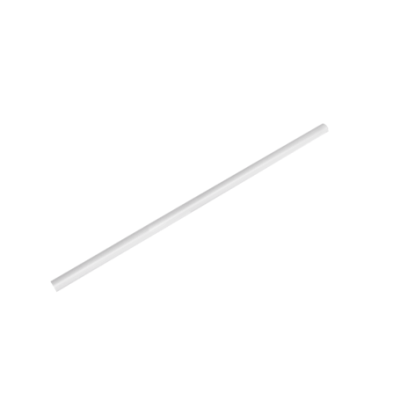 Cannuccia Bianca in Plastica 21 cm Diametro 7 mm - Confezione da 250 pezzi