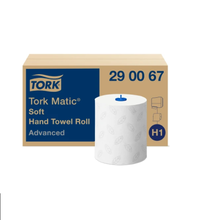 ASCIUGAMANI A ROTOLO TORK H1 2V EXTRASOFT MT. 150x6 Rotoli