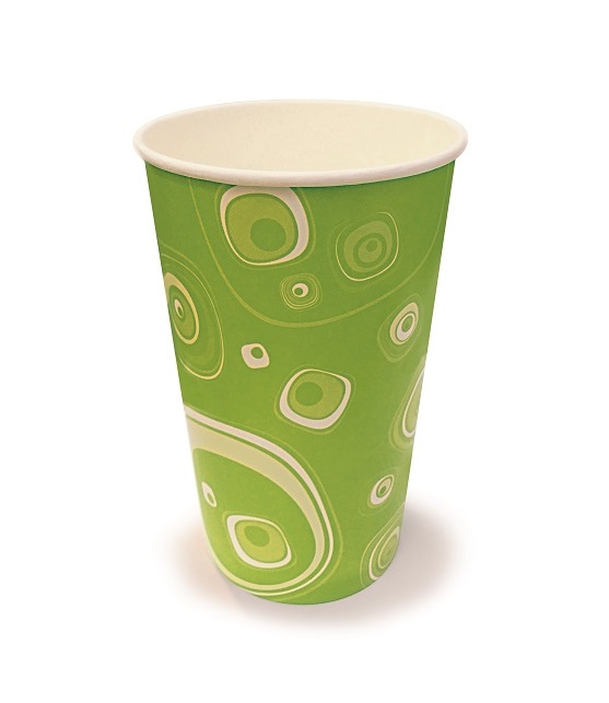 BICCHIERE IN CARTA 37M "VINTAGE VERDE" ML.300 (tacca) (ct.20) PZ.100