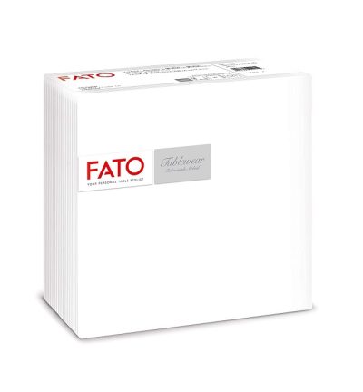 TOVAGLIOLO 38x38 BIANCO 2V FATO (ct.48) PZ.50
