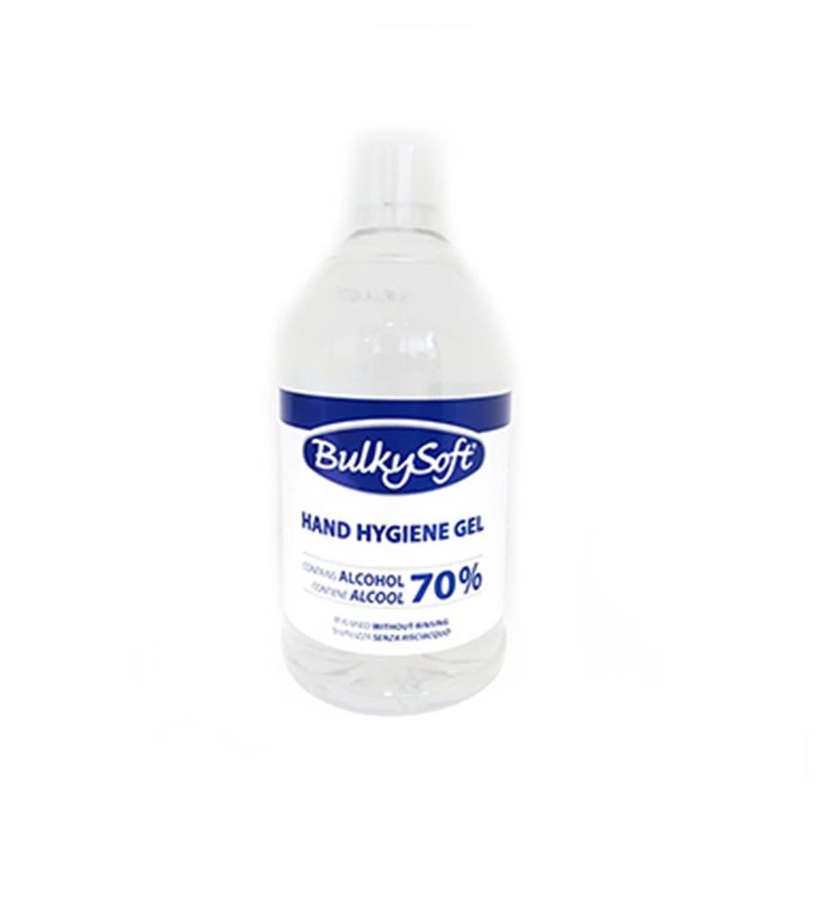 GEL IGIENIZZANTE MANI autoasciugante bulky 70% ALCOOL (CT.12) LT.1