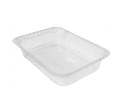 VASCHETTA TERMOSALDABILE IN PP TRASP. ML.750 (190x137x38h) (ct.4) PZ.125