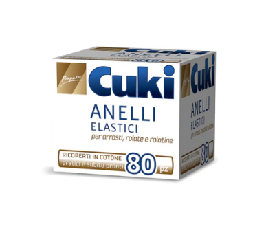 ANELLI ELASTICI PER ARROSTO "CUKI"  PZ.80