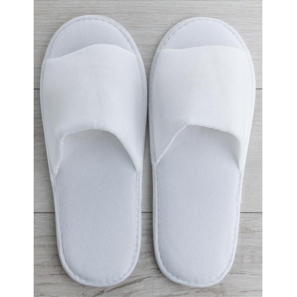 CIABATTA/PANTOFOLA "APERTA" IN COTONE 100 PAIA