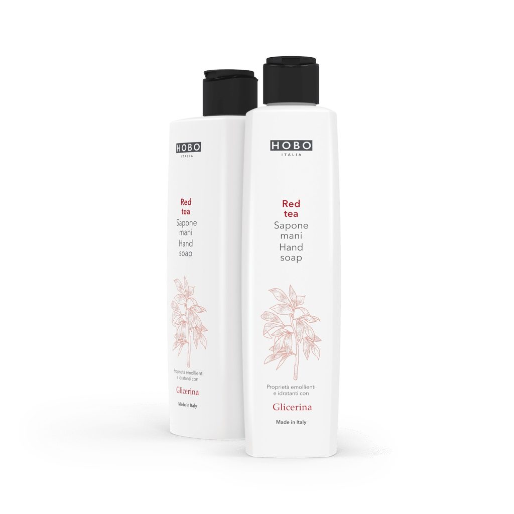 FLACONE SAPONE LIQUIDO MANI RED TEA HOBO (x staffe hobo) ML.250x20 flac.