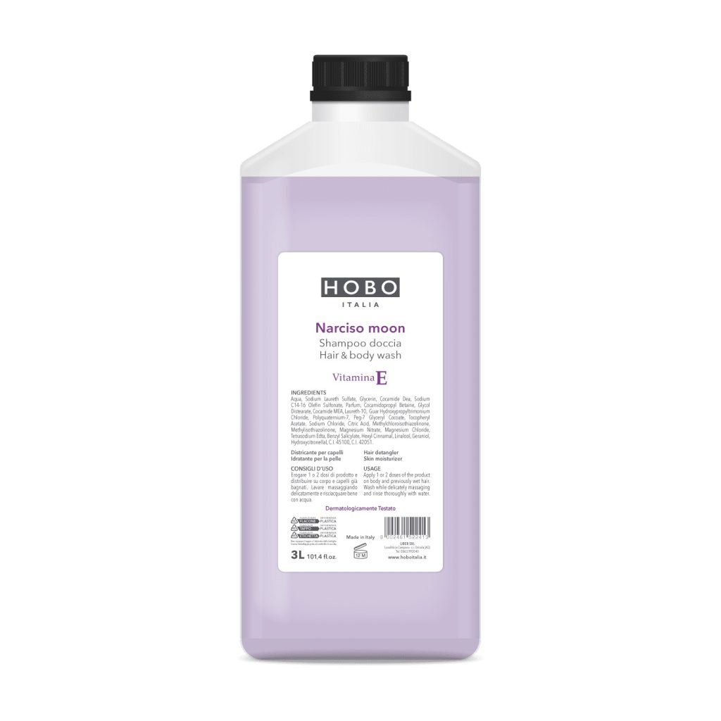 TANICA DOCCIA SHAMPOO "NARCISO MOON HOBO" (ct.4) LT.3