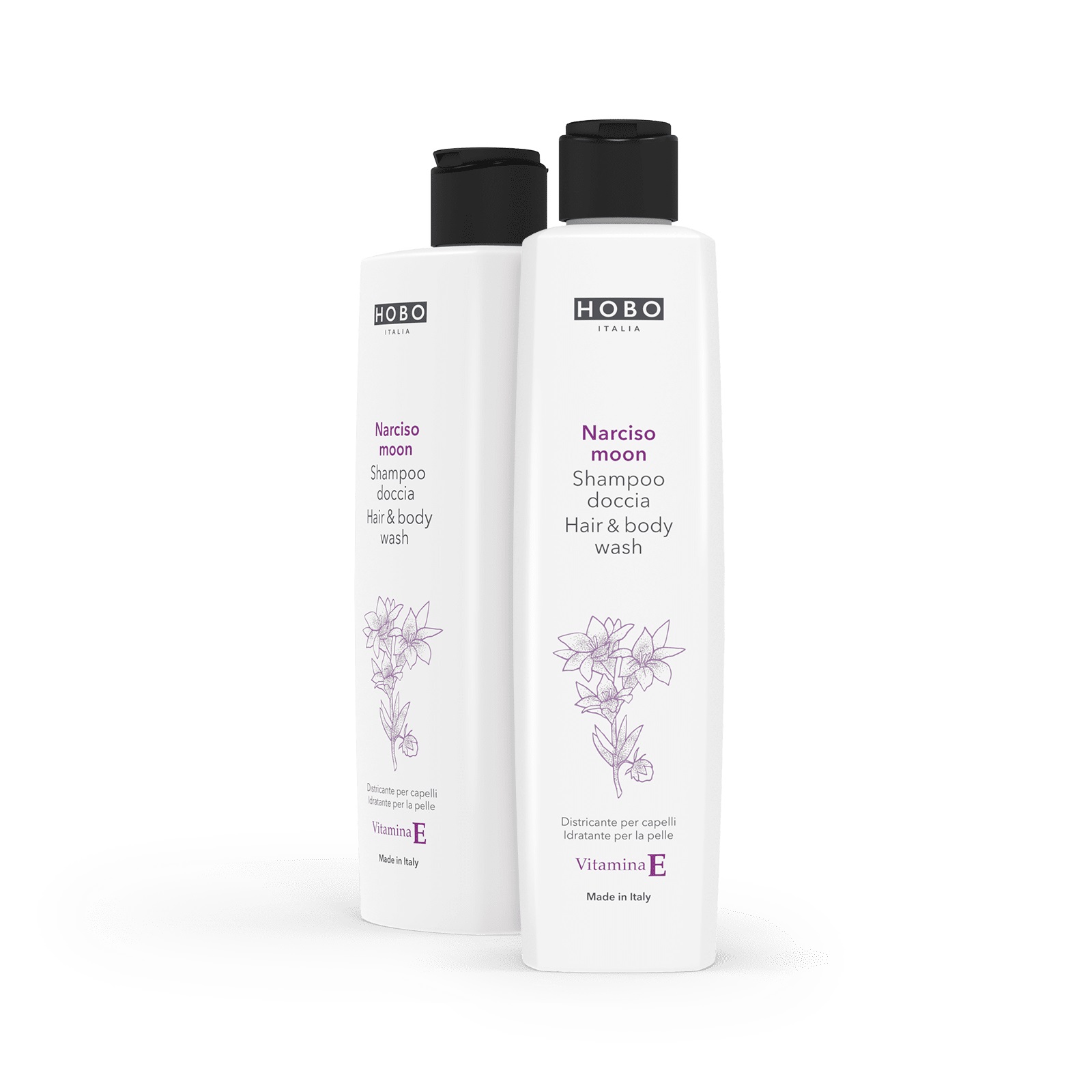FLACONE DOCCIA SHAMPOO "NARCISO MOON HOBO" (x staffe hobo) ML.250x20