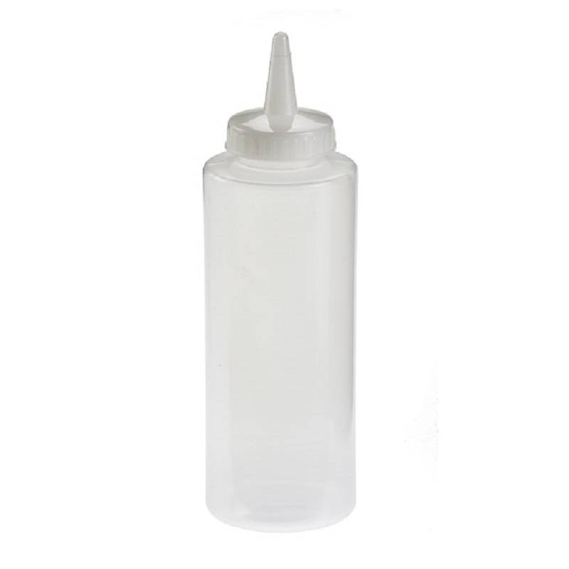 BOTTIGLIA SQUEEZE TRASPARENTE ML.680 PZ.6