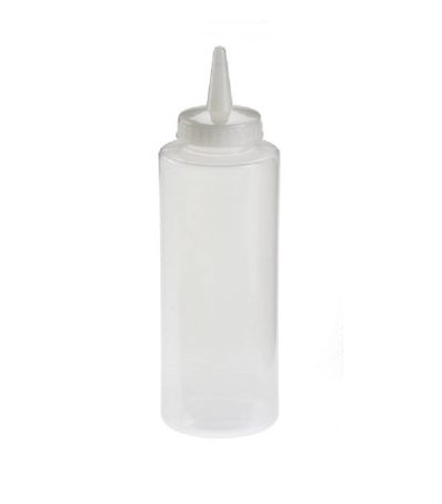 BOTTIGLIA SQUEEZE TRASPARENTE LEONE ML.340 PZ.6