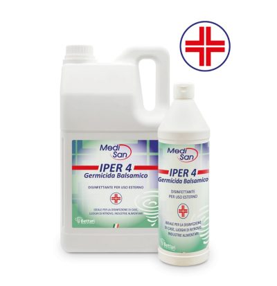 MEDISAN IPER 4 LAVAPAVIMENTI DISINF. BALSAMICO P.M.C.  (ct.3)  LT.5