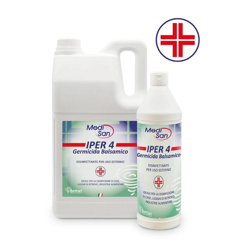 MEDISAN IPER 4 LAVAPAVIMENTI DISINF. BALSAMICO P.M.C. (ct.3) LT.5