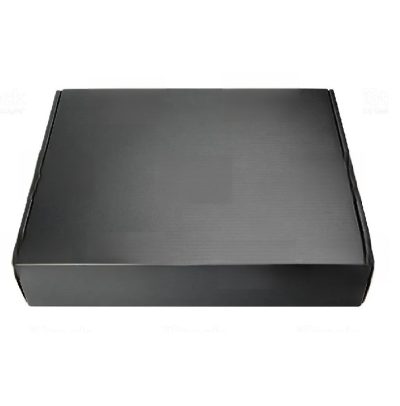 SCATOLA PIZZA NERA TINTA UNITA 27x27x3 IT "TS" PZ.100