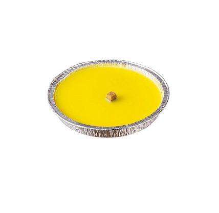 CANDELA CITRONELLA (vaso in alluminio) D=16 cm (ct.18) PZ.1