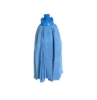 RICAMBIO MOP MICROFIBRA BLU gr.200 "a vite" (ct.12)  PZ.1