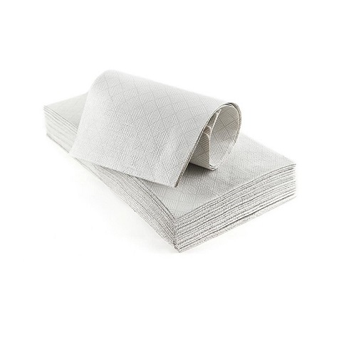 TOVAGLIE PIEGATE GOFFRATE IMPERMEABILI 100x100 BRIZ GRIGIO PZ.250