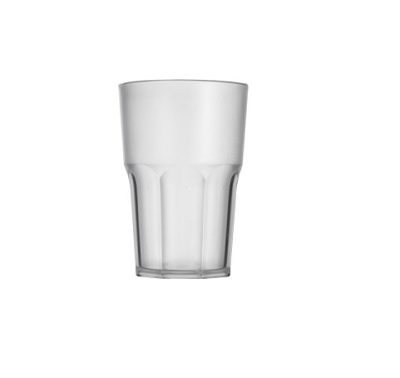 BICCHIERE GRANITY PP TRASPARENTE FROST RIUTILIZZ. cc.400 (ct.15) PZ.5