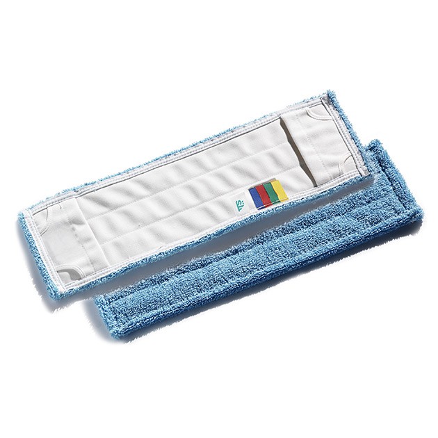 RICAMBIO FRANGIA LAVAGGIO MICROFIBRA BLU C/TASCHE CM.40 (ct.25) PZ.1