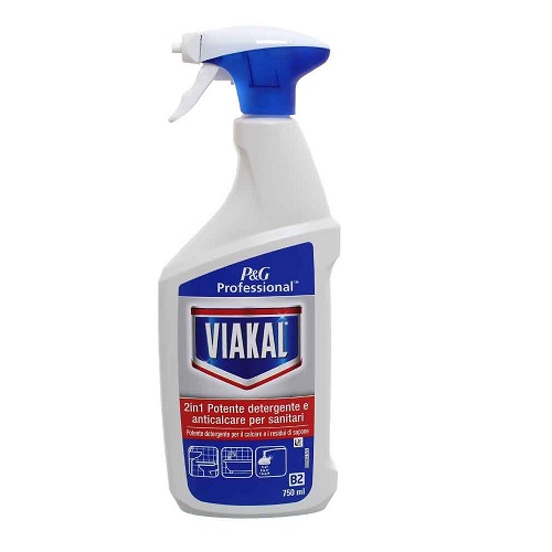 VIAKAL2in1 DETERGENTE ANTICALCARE BAGNO (ct.10) ML.750