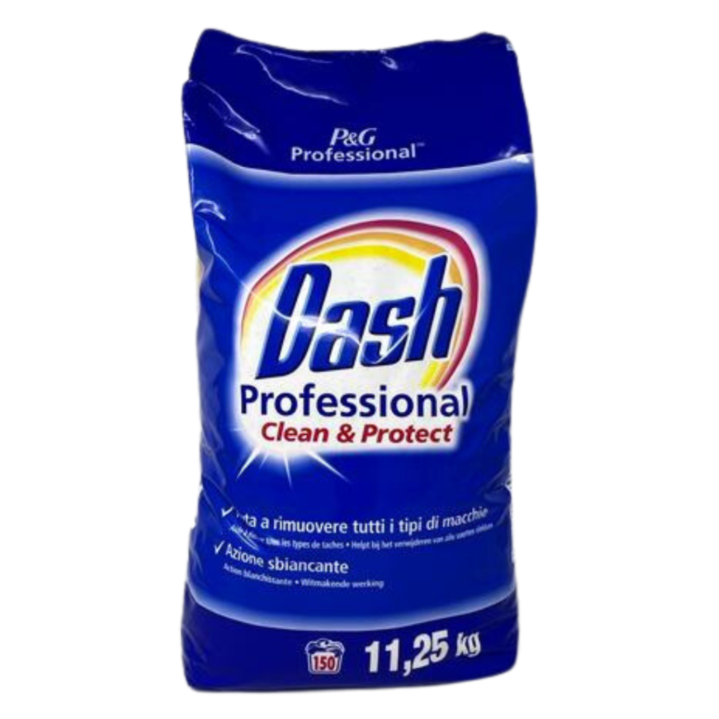 DETERGENTE LAVATRICE DASH POLVERE "CLEAN&PROTECT x ristoranti" KG.11,25