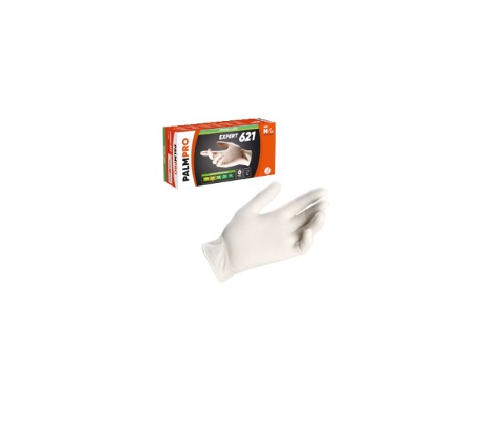 SENSITIVE/PALMPRO GUANTI IN LATTICE BIANCO C/TALCO (M) PZ.100
