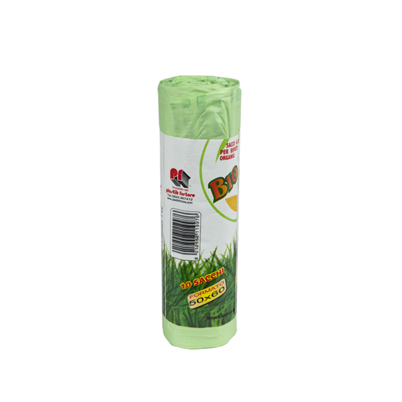 SACCHI BIOCOMPOSTABILI VERDE 50X60 (ct.70) PZ.10
