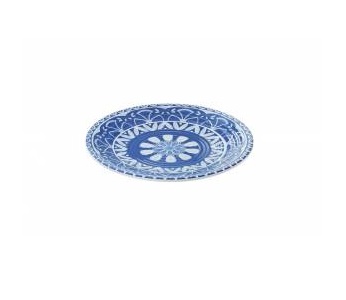 PIATTO DECORATO "LINEA ITACA" IN MELAMINA D.35,5x3h (ct.12) PZ.1