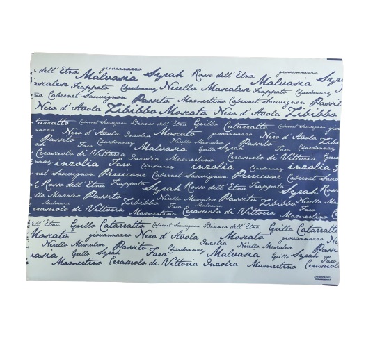 SOTTOPIATTO 30x40 SOMMELIER BLU (ct.10) PZ.250