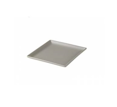 VASSOIO QUADRATO GRIGIO IN MELAMINA 17x7x1,8 PZ.1