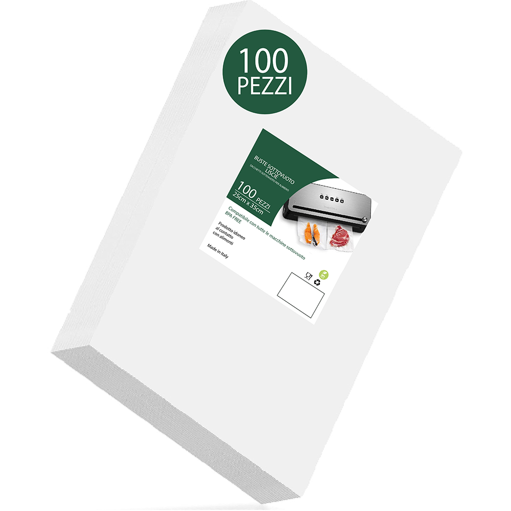Buste per Sottovuoto Lisce per Cottura 25x35 cm OPA/PP (Confezione da 100pz)