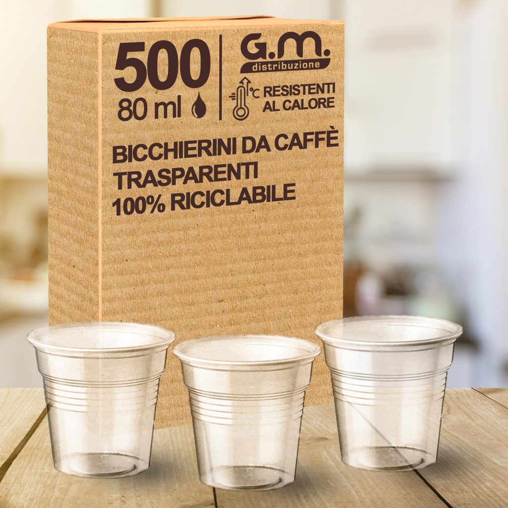 Bicchieri in plastica - Rigidi - Resistenti al Calore- Diversi Colori