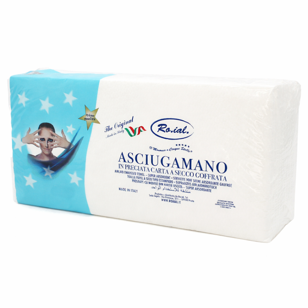 Asciugamani Monouso in Carta Secco 35×67 cm – Goffrati Alta Assorbenza e Morbidezza – Asciugamani Usa e Getta Professionali per Parrucchieri